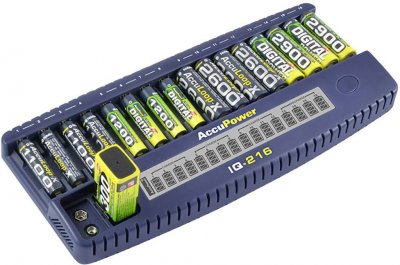ACCUPOWER Chargeur de piles rondes  IQ216 35477 1 pc(s)