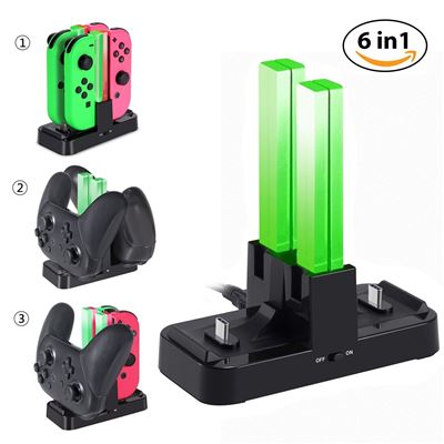 GENERIQUE Chargeur Dock Pour Nintendo Switch Manette Pro Et Joycons