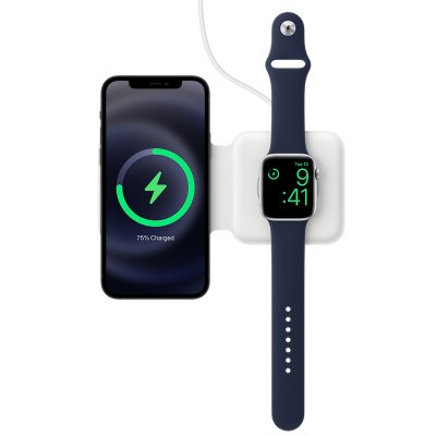 APPLE Chargeur double  MagSafe Blanc 
