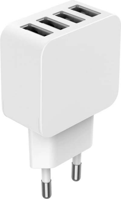 BIGBEN Chargeur Maison 4usb A Ic Smart 5.4a Blanc  - Le Chargeur