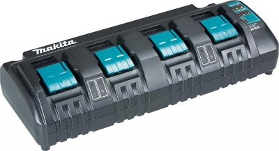 MAKITA Chargeur  DC18SF 4 batteries Makstar Li-Ion 14,4 &agrave; 18V
