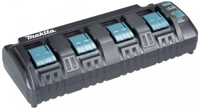 MAKITA Chargeur  DC18SF 4 batteries Makstar Li-Ion 14,4 &agrave; 18V