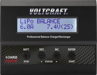 VOLTCRAFT Chargeur multifonction de mod&eacute;lisme 12 V 6 A  V-Charge 60 DC