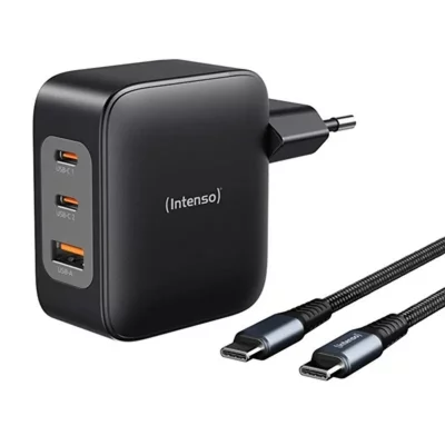 INTENSO Chargeur mural  GaN W100ACC Noir 100 W