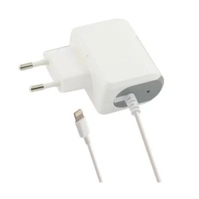  Chargeur mural lightning 1a contact iphone blanc CONTACT
