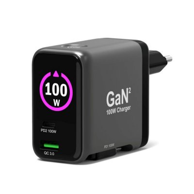 PORT DESIGNS Chargeur Mural Usb-c Pd 100w Gan Ii Oled 