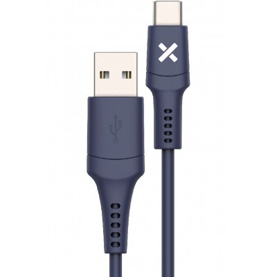 WEFIX Chargeur pour t&eacute;l&eacute;phone mobile  C&acirc;ble USB-C 1m bleu