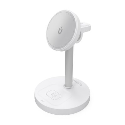 AISENS Chargeur sans fil  ASCH-15W3WC065-W Blanc 15 W