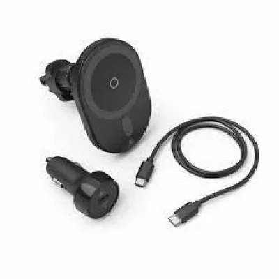 HAMA Chargeur sans fil pour voit. ""magcharge car fc15"", charge ultra rapide