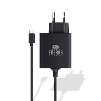 FREAKS AND GEEKS Chargeur secteur -  - Nintendo Switch 2 - 30 W - Noir