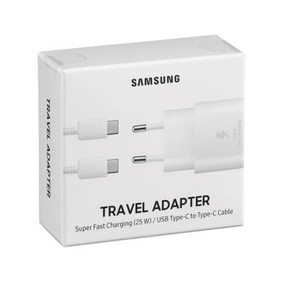 SAMSUNG Chargeur secteur  Ultra rapide 25W Blanc