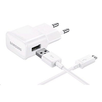 SAMSUNG Chargeur secteur universel blanc pour tablettes et smartphones