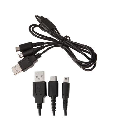 STRA&SZLIG;E GAME Chargeur Usb 2 En 1 Pour Nintendo Ds Lite, Dsi, 3ds, Dsi Xl, 3ds Xl, 2ds
