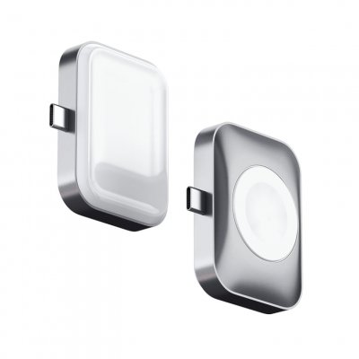 SATECHI Chargeur USB-C pour ecouteurs Apple/pour Apple Watch Space Grey