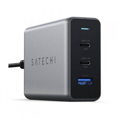 SATECHI Chargeur USB C  PC USB-C Compact 100W Multicolore 