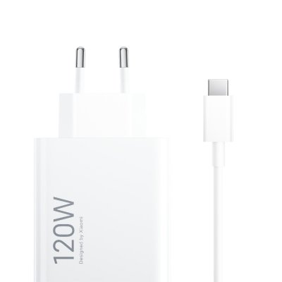 XIAOMI Chargeur  HyperCharge Combo USB Type A 120 W Blanc