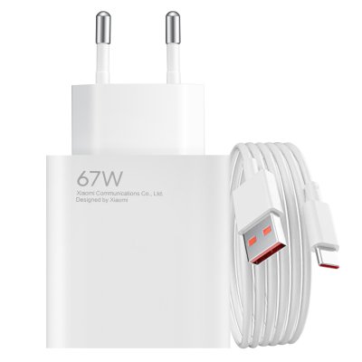 XIAOMI Chargeur  USB 67W + C&acirc;ble USB-C