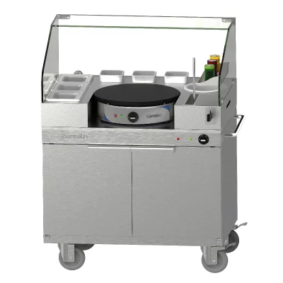 CASSELIN CHARIOT &Agrave; CR&Ecirc;PI&Egrave;RE 40 AMOVIBLE Gris - 