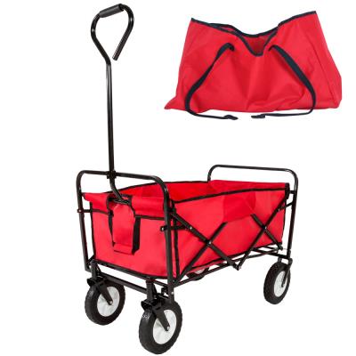 VARAN MOTORS Chariot de transport &agrave; main pliable, 89x54x55cm