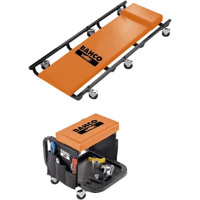 BAHCO Chariot de visite et tabouret charge maxi 116 / 100 kg BLE304 