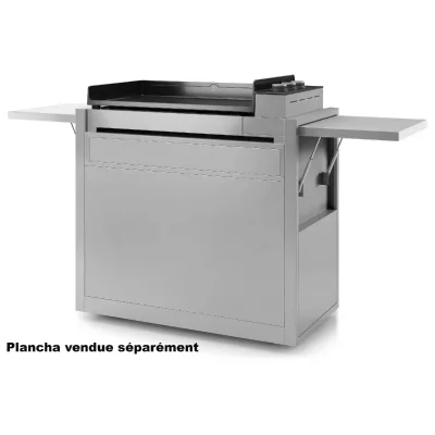 FORGE ADOUR Chariot en inox Premium ferm&eacute; 75 - 
