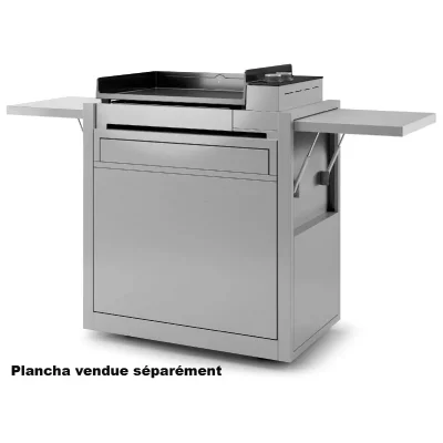 FORGE ADOUR chariot pour plancha inox - chpif60