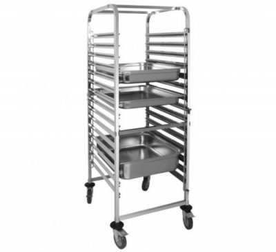 VOGUE Chariot pour Plateaux GN2/1 15 niveaux -  - Inox
