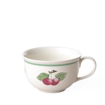 VILLEROY & BOCH Charm & Breakfast French Garden Tasse caf&eacute; au lait sans soucoupe XL Blanc 