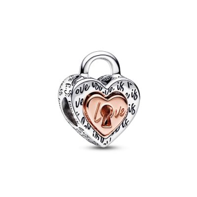 PANDORA Charm  Moments Cadenas & Cl&eacute; C&acute;ur - Argent