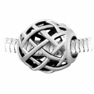 SO CHARM BIJOUX Charm perle acier SC Crystal - So Charm