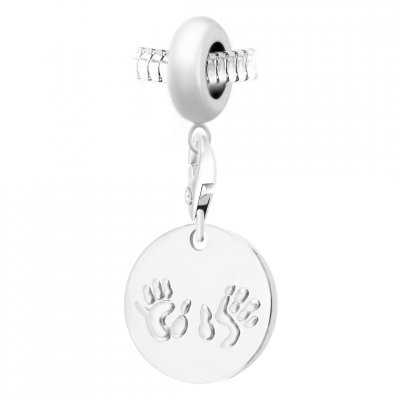 SO CHARM BIJOUX Charm perle Mains d'enfant par SC Crystal Paris&reg;