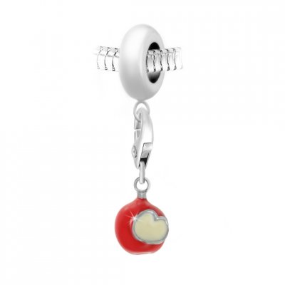 SO CHARM BIJOUX Charm perle Pomme d'amour par SC Crystal Paris&reg;