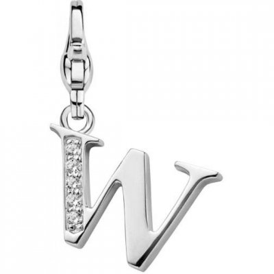 TI SENTO Charm  8366LW - Charm Lettre W  Bijoux