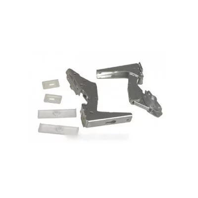 WHIRLPOOL Charnieres x2 (inferieur & superieur) pour refrigerateur 