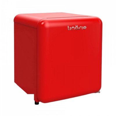 LINARIE Chatel mini r&eacute;frig&eacute;rateur cube vintage  lk48mbred 46 litres rouge