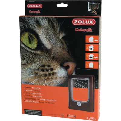 ZOLUX Chati&egrave;re 4 positions marron pour chat -  - ZO-401074MAR