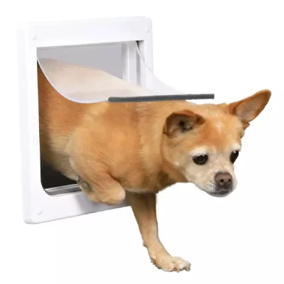 TRIXIE Chati&egrave;re pour chiens, 2 positions, XS&ndash;S (XPetit - Petit), blanc,