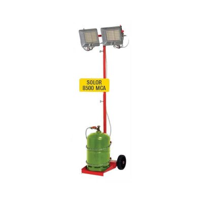 SOVELOR Chauffage radiant mobile  au gaz Gamme SOLOR- 8500 MCA