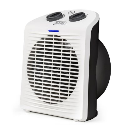 BLACK & DECKER Chauffage soufflant 2000w blanc - BXFSH2000E - BLACK+DECKER