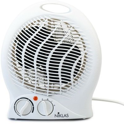 NIKLAS Chauffage soufflant 2000W  vertical Blanc 2EN1 Chaud / Frais