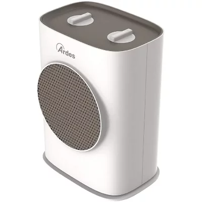 ARDES Chauffage Soufflant AR4P03O Thermostat 1500W C&eacute;ramique Oscillant Blanc
