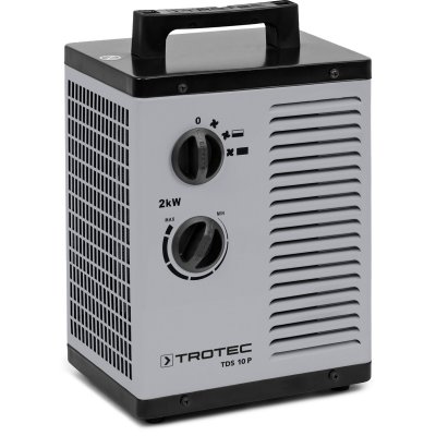 TROTEC Chauffage soufflant c&eacute;ramique TDS 10 P a&eacute;rotherme chauffage de chantier, 2 Kw