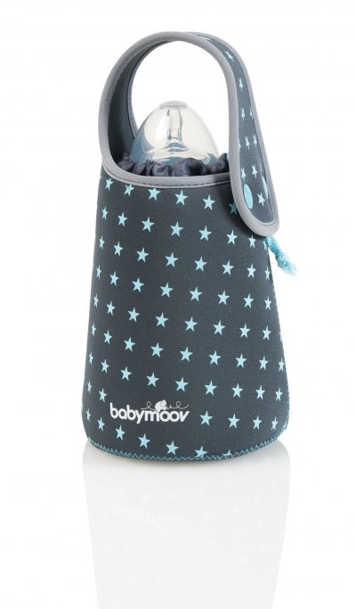 BABYMOOV Chauffe-biberon autonome  Star gris/&eacute;toiles