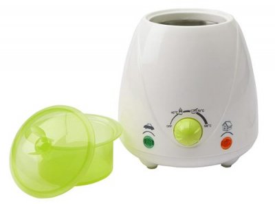 OLYMPIA Chauffe Bib&eacute;ron pour La Maison et La Voiture - Petits P&ocirc;ts et Bib&eacute;rons Blanc, Vert