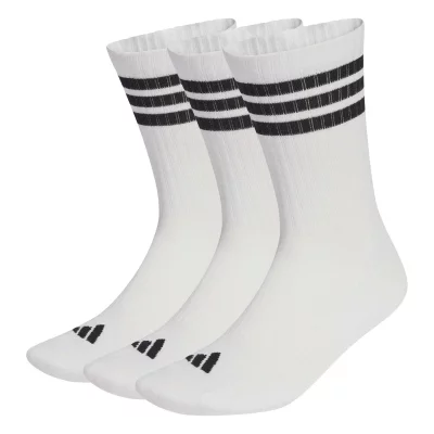 ADIDAS Chaussettes  CHAUSSETTES 3S ESS C CRW 3P - WHITE/BLACK/BLACK - L