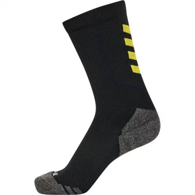 HUMMEL Chaussettes de sports  hmlPRO Training Socks Low Noires/Jaunes