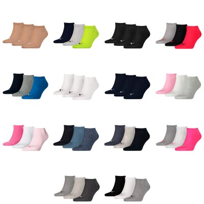PUMA Chaussettes Invisibles   Unisex Sneaker Plain 3p Noir 47/49