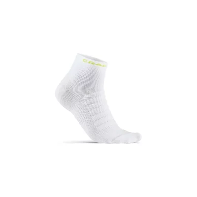 CRAFT Chaussettes medium  adv dry mid blanc unisex