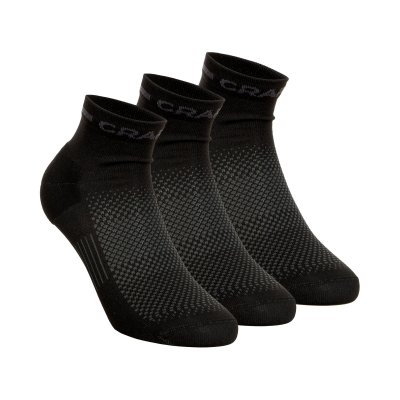 CRAFT Chaussettes x3 unisex  core dry noir