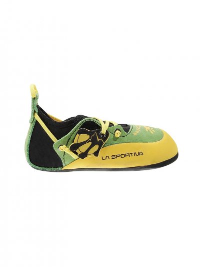 LA SPORTIVA Chaussons d'escalade  Stickit vert jaune enfant - 32